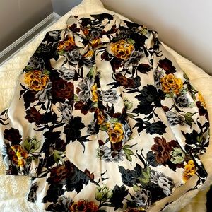 Zara floral tunic top